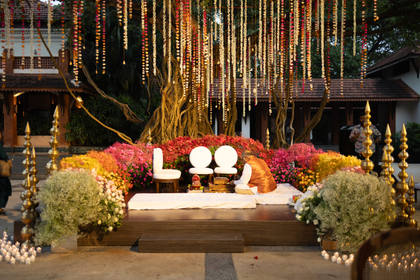 Stage and Ceiling — Wedding decor — Alila Diwa Goa